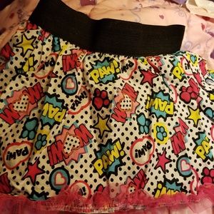 Paw patrol colorful skirt size 5t